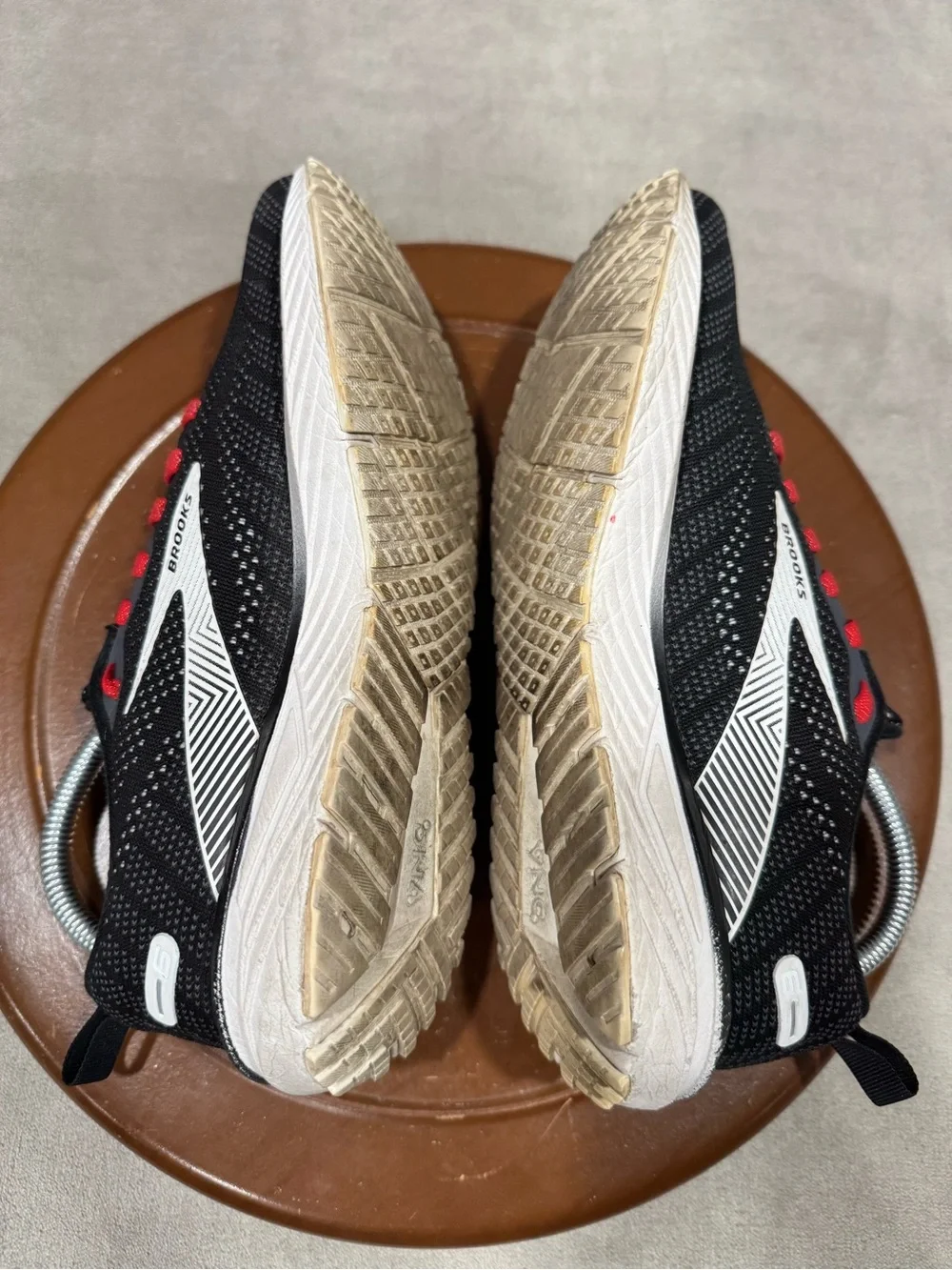 Brooks Revel Running Shoes with Red Laces